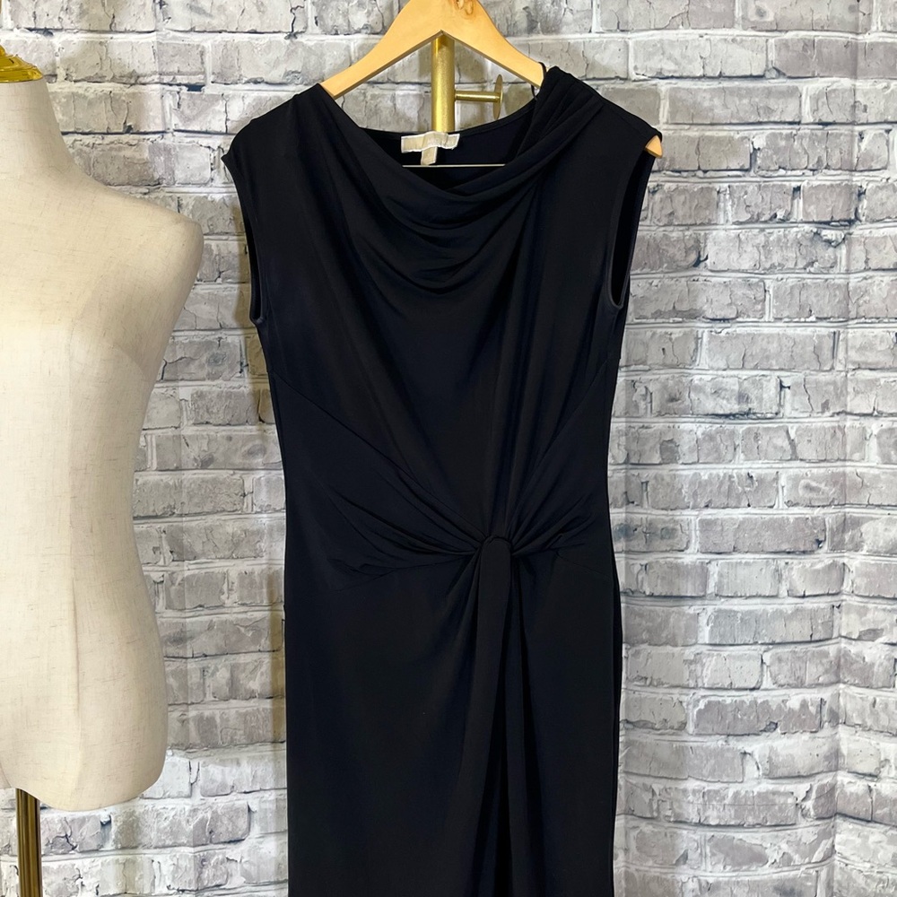 MICHAEL Michael Kors Elegant Black Midi Dress